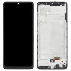 TOUCHSCREEN + DISPLAY LCD + FRAME NERO PER SAMSUNG GALAXY A32 A325F COMPATIBILE