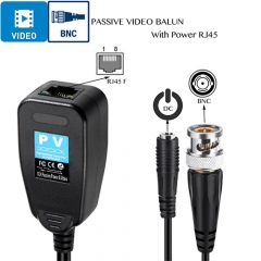 1CH Passive Power+Video Balun, AHD+CVI+TVI+CVBS