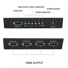 HDMI Splitter, 1 to 4, 1080P