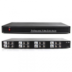 Video Distributor, 8 in 16 out, AHD+CVI+TVI+CVBS