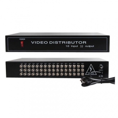 Video Distributor, 16 in 32 out, AHD+CVI+TVI+CVBS
