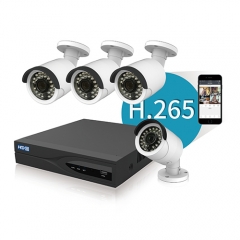 4CH H.265 PoE NVR Kit, 1080P, Face Detection