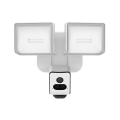 Floodlight Camera, Wireless, 1080P, MicroSD Card