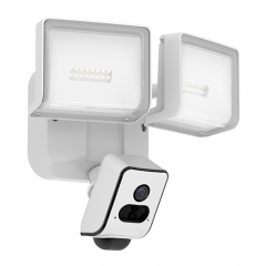 Floodlight Camera, Wireless, 1080P, MicroSD Card