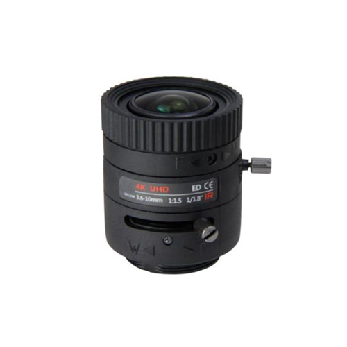 8MP CCTV Lens, 3.6~10mm, Auto Iris, IR