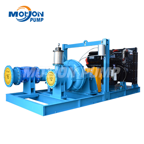 GP400-36 VACUUM ASSISTED PRIMING HIGH FLOWRATE HIGH HEAD DEWATERING PUMP BIG SOLIDS HANDLING