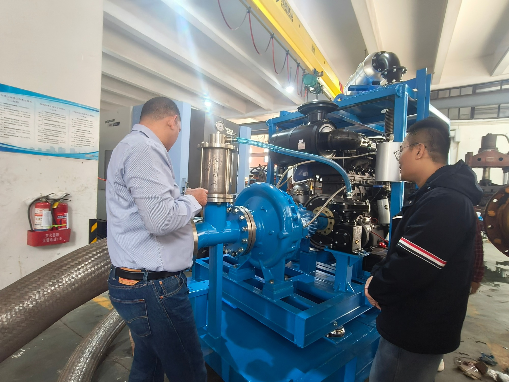 A Warm Welcome to Our Valued Clients: Joint Exploration of Dewatering Pumps