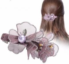 Flower barrette