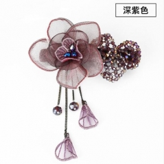 Flower barrette