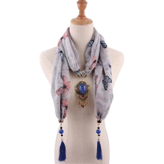 Scarf necklace