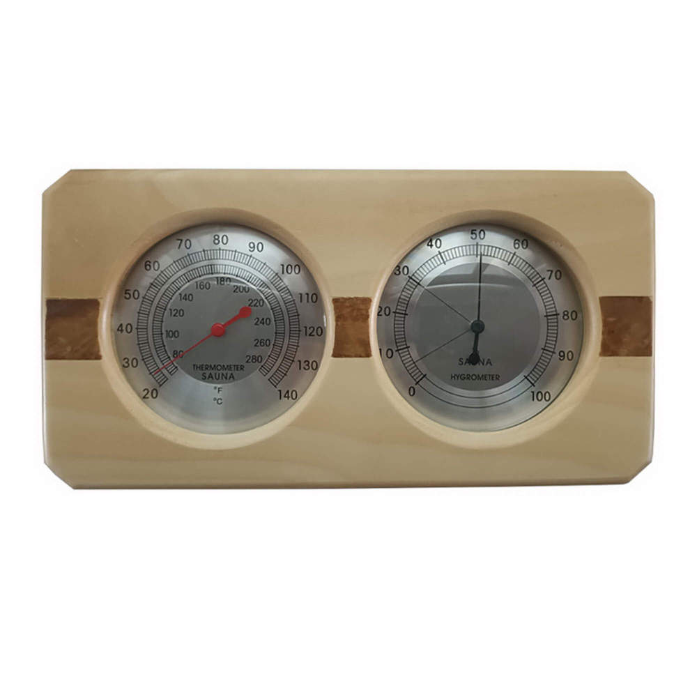 Xmatch Thermometer and Hygrometer Sauna Room 2 in 1 Indoor Humidity Temperature Measurement Sauna Home