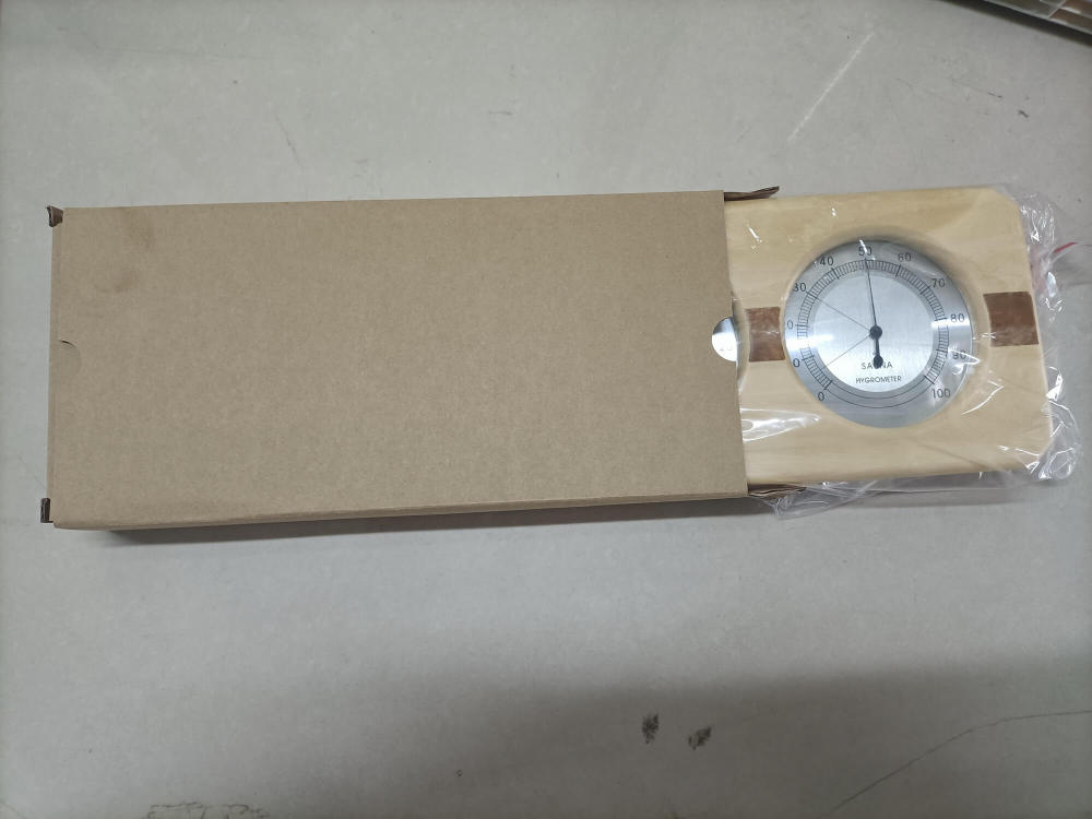 Xmatch Thermometer and Hygrometer Sauna Room 2 in 1 Indoor Humidity Temperature Measurement Sauna Home