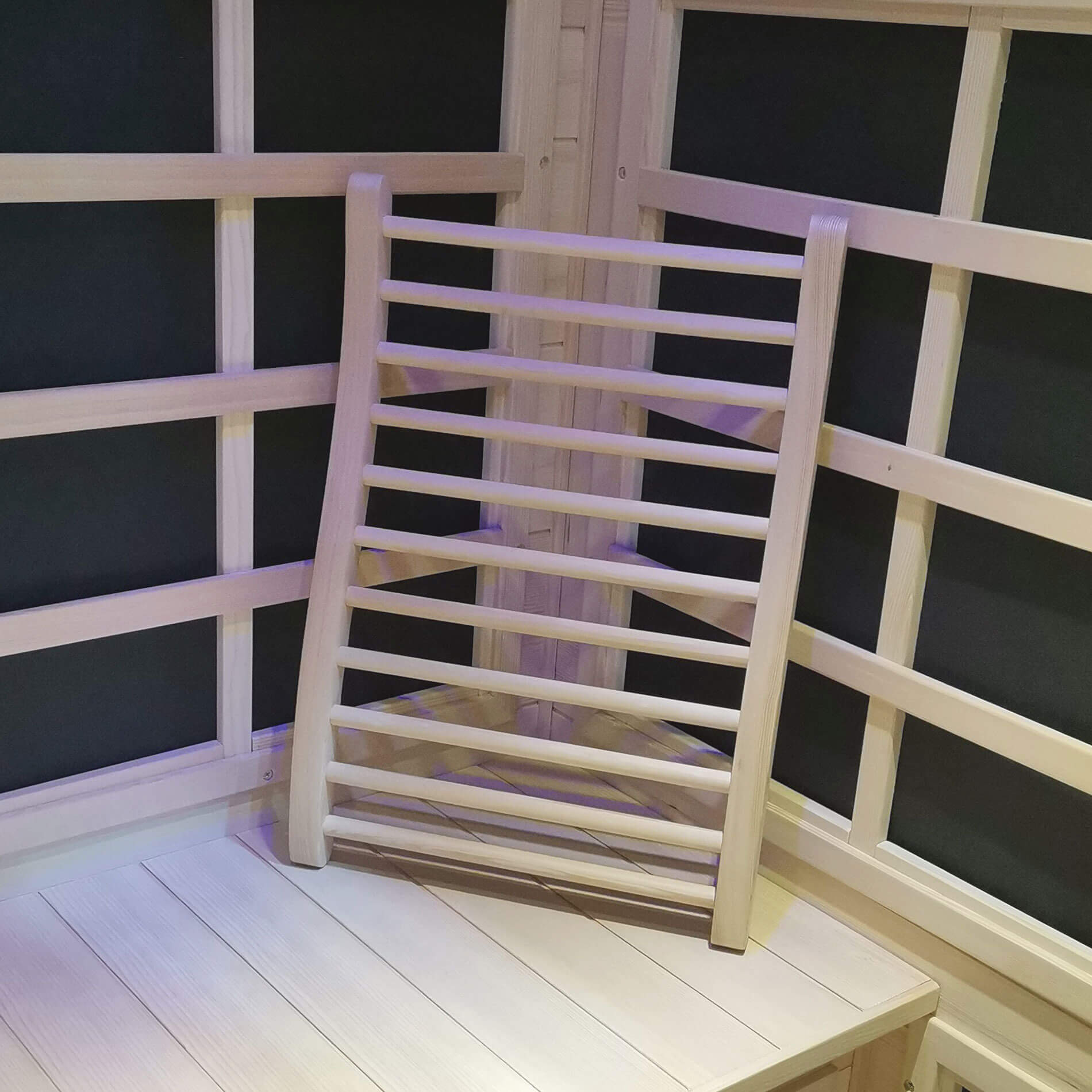 Xmatch Sauna Backrest, Natural Wood Hemlock, No Stains, Non-Toxic, 20.47