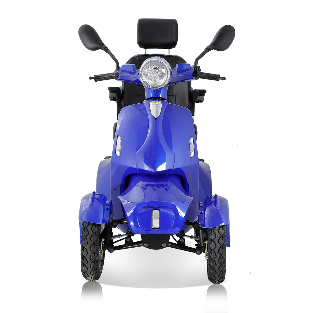 Mobility Scooter for Seniors & Adults, Heavy Duty 4-Wheel 3 Speed Medical Electric Powered Wheelchair Device 800W All Terrain, Elderly Rear Lockbox Adjustable Seat