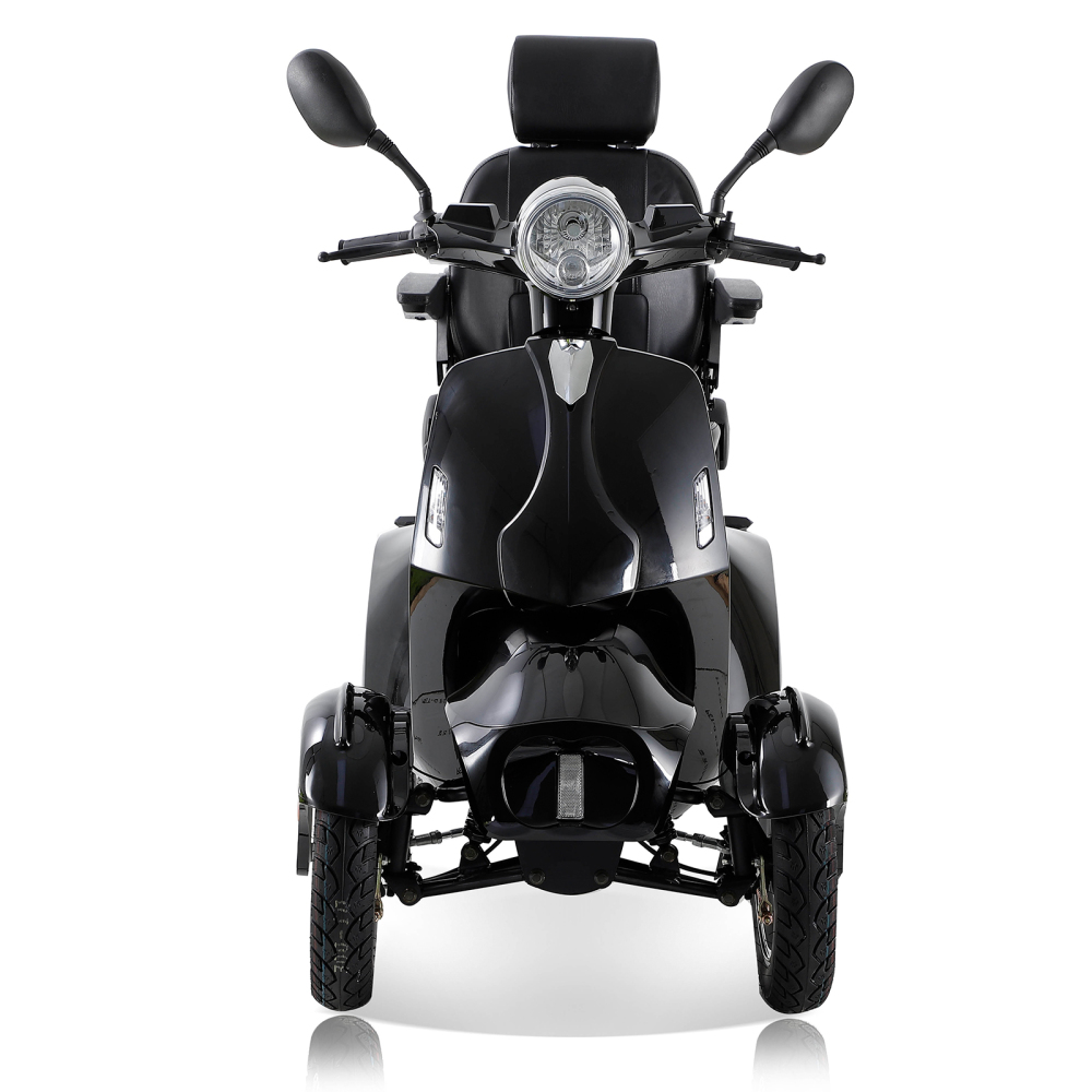 Mobility Scooters for Seniors & Adults, Heavy Duty 4-Wheel 3 Speed Medical Electric Powered Wheelchair Device 800W All Terrain, Elderly Rear Lockbox Adjustable Seat