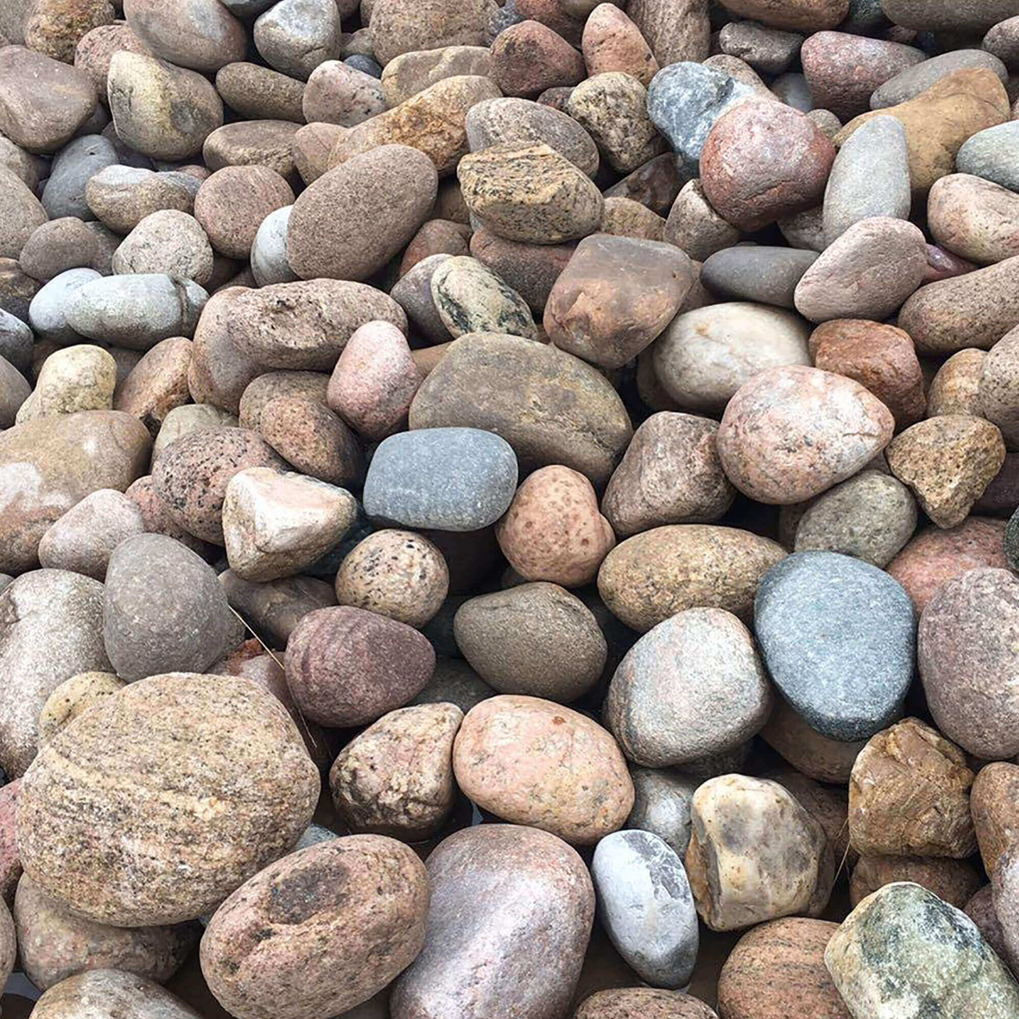 Xmatch Non Explosion Sauna Stones 22 Lbs Selected Nature Pebble Stones, Sauna Rocks for Sauna Heater and Stove, Sauna Accessory