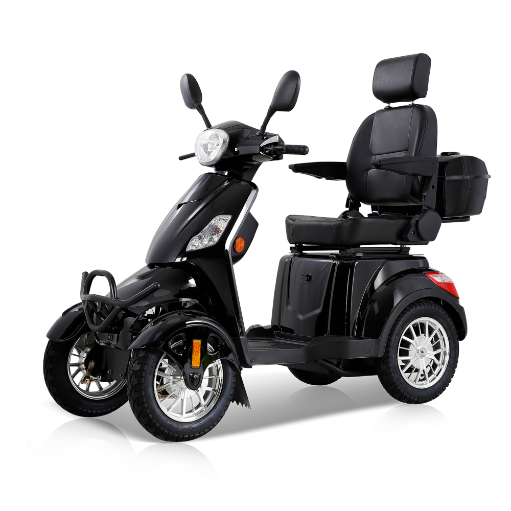Xmatch Mobility Scooters for Adults & Seniors, Heavy Duty 4-Wheel 3 Speed Medical Electric Powered Device 800W All Terrain, Elderly w/Rear Lockbox & Adjustable Seat