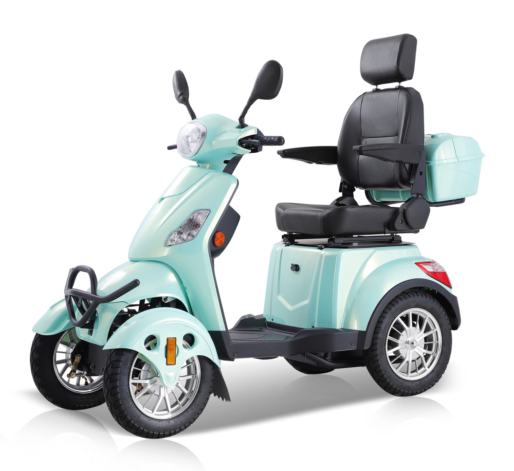 Xmatch Mobility Scooters for Adults & Seniors, Heavy Duty 4-Wheels 3 Speed Electric Powered Device 800W Elderly Scooters 550 lbs Capacity w/Rear Lockbox & Adjustable Seat