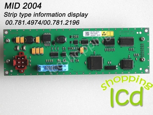 Small strip information display module MID2004 00.781.4974 CP-tronic board 