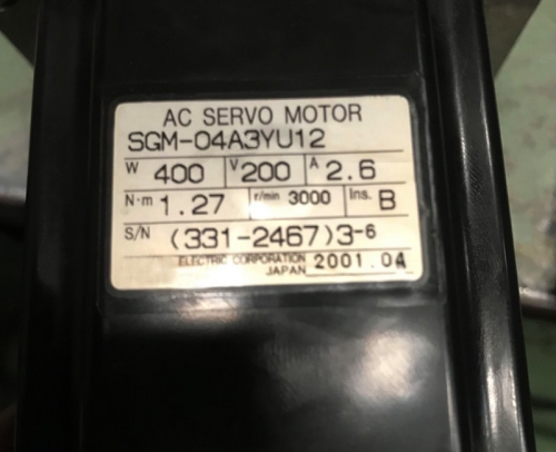 SGM-04A3YU12 servo motor