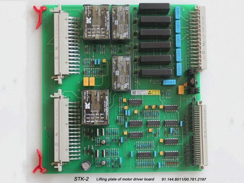 Heidelberg STK Compatible Card STK Lifting Plate of Motor Driver Board STK-2 91.144.8011 781.2197/03 00.781.2197