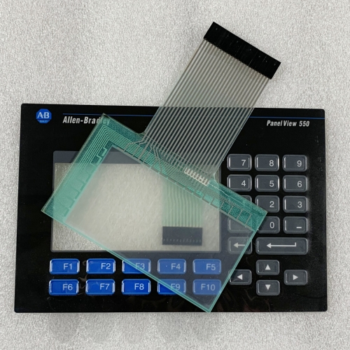 Touch screen panel with Membrane Keyboard for Panelview 550 145*87mm 2711-B5A8L1 2711-B5A8