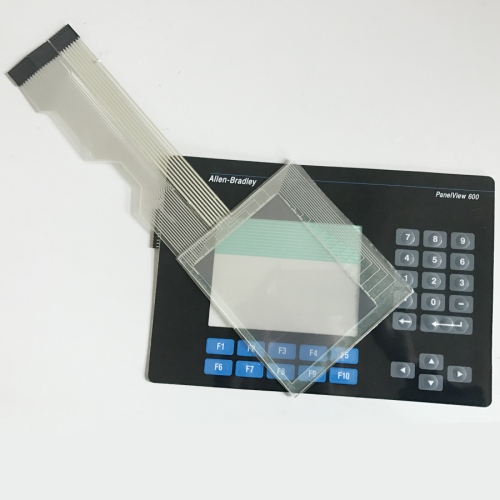 2711-B6C8 2711-B6C8L1 PanelView 600 136*118mm Touch glass with Membrane Keypad