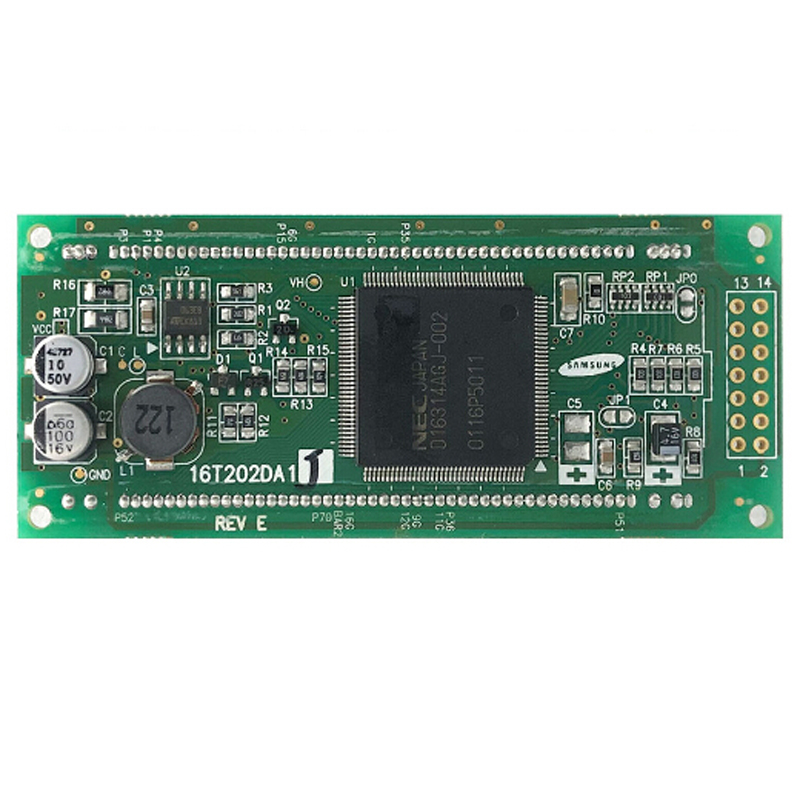 Parallel 8-Bit 1602 162 16x2 VFD Display LCD Module Screen Panel 16T202DA1J