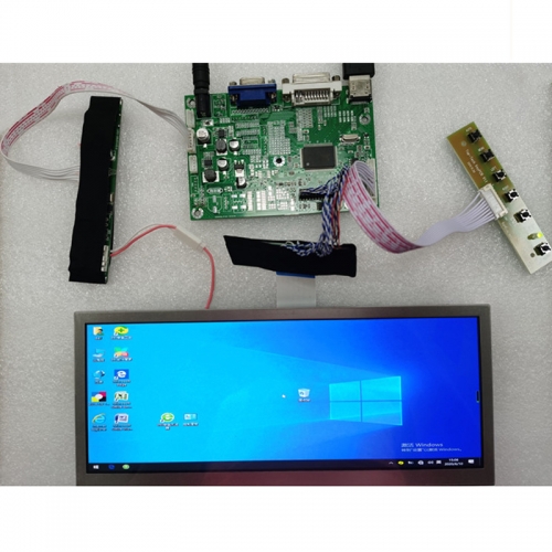 HSD103KPW2-A10 10.3 Inch 1920*720 IPS Pro Bar 850nit LCD Screen 50-pins + LVDS VGA Driver Board