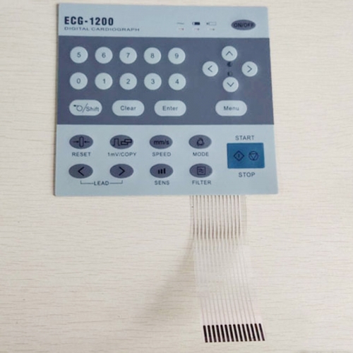 ECG-1200 ECG 1200 Membrane Keyboard Switch Medical Device Accessories