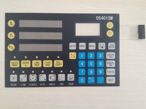 New Membrane keypad Film For DS401SM JT12A