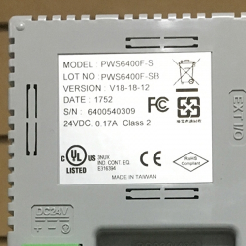 3.3" HMI Touch Screen Panel PWS6400F-S PWS6400F-SB