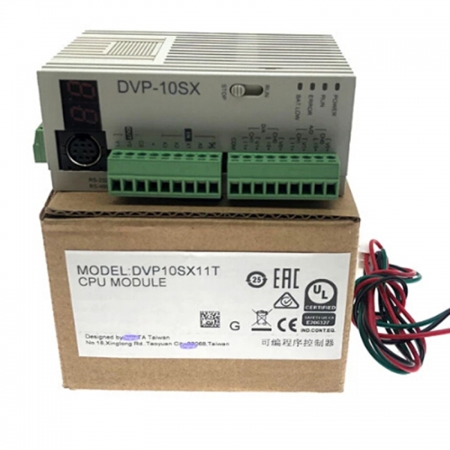 New PLC CPU Module Delta DVP10SX11T 24VDC 4DI 2DO (Transistor) 2AI/2AO