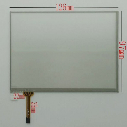 New 4-wires Touch Screen Glass Panel for AM-640480G2TNQW-T09H AM640480G2TNQWT09H