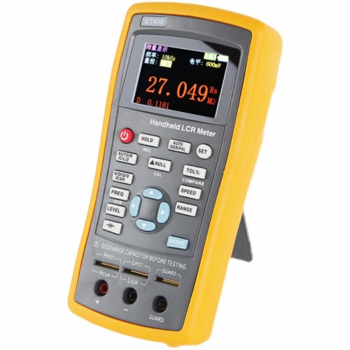 ET430 100KHZ Multifunction Handheld LCR Digital Bridge Meter High Precision Capacitance Inductance Resistance Meter