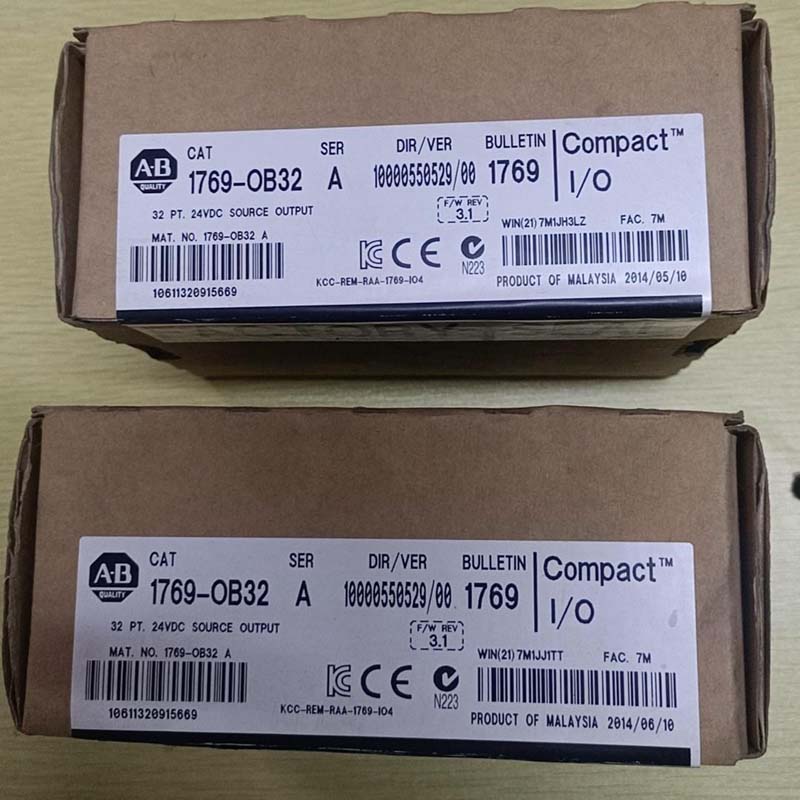 CompactLogix 32 PT. 24 DC Power Output IO Module 1769OB32 17690B32