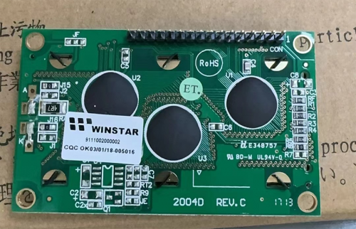 WINSTAR 9111002000002 2004D REV.C LCD Display Modules