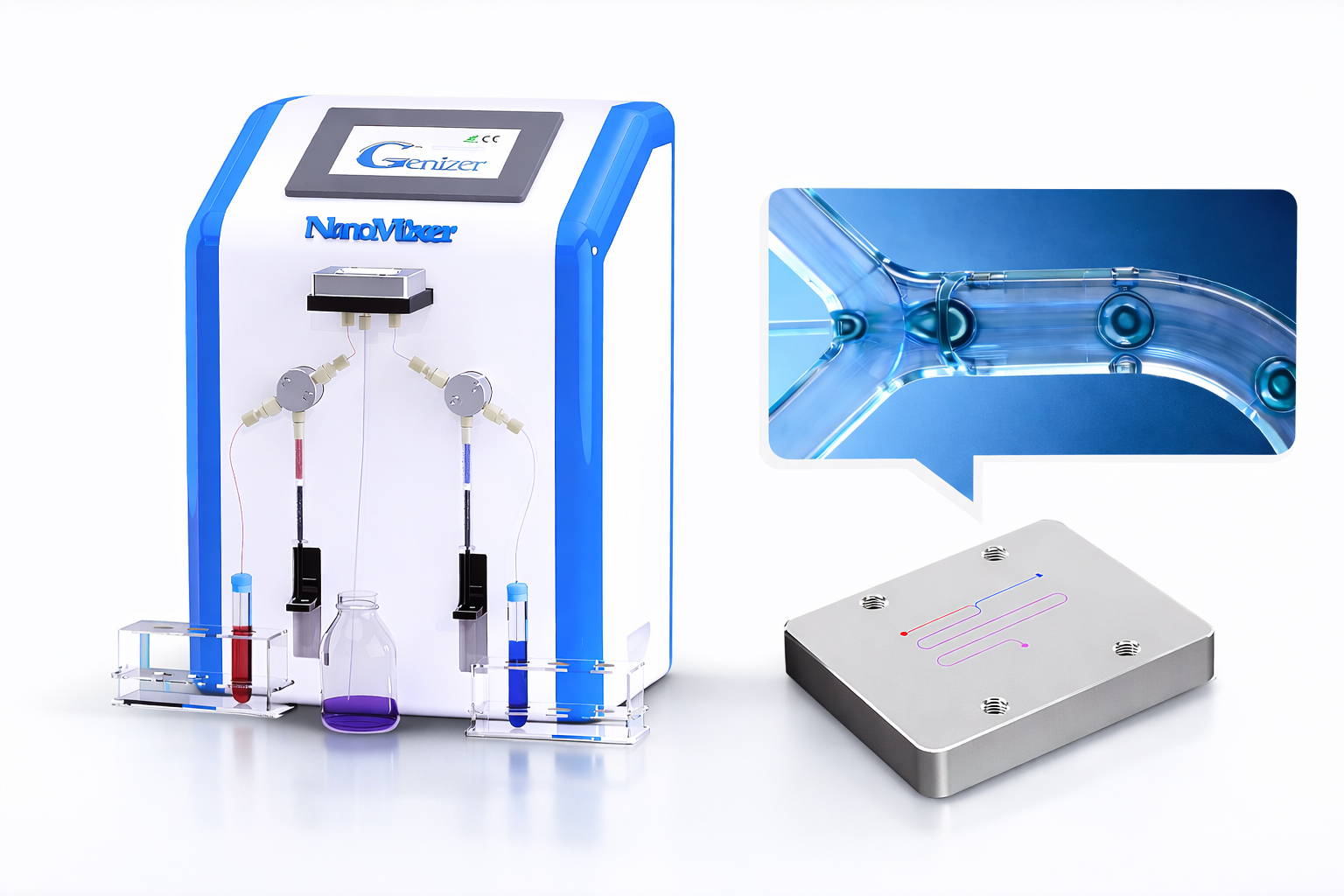 Microfluidic NanoMixer forNanoparticle Formulations