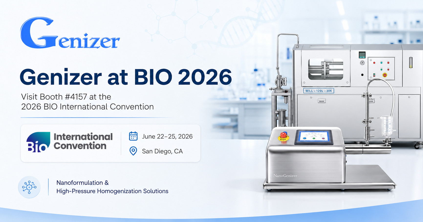 Genizer at BIO 2026 Booth 4157