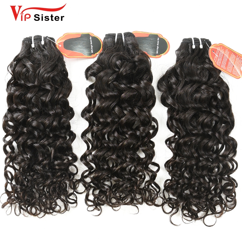 #1b Brazilian Raw  Hair Weft italy curly