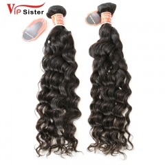 #1b Raw Brazilian Human Hair Weft indian curly