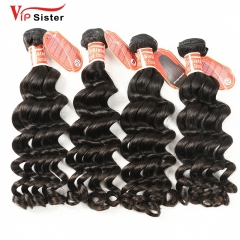 #1b Peruvian Raw  Hair Weft deep wave