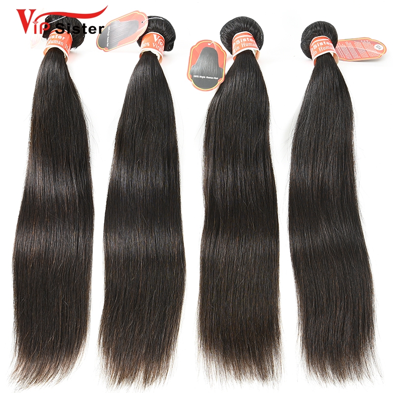 #1b Malaysian Raw  Hair Weft Straight