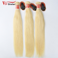 #613 Blonde Raw European Human Hair Weft Straight