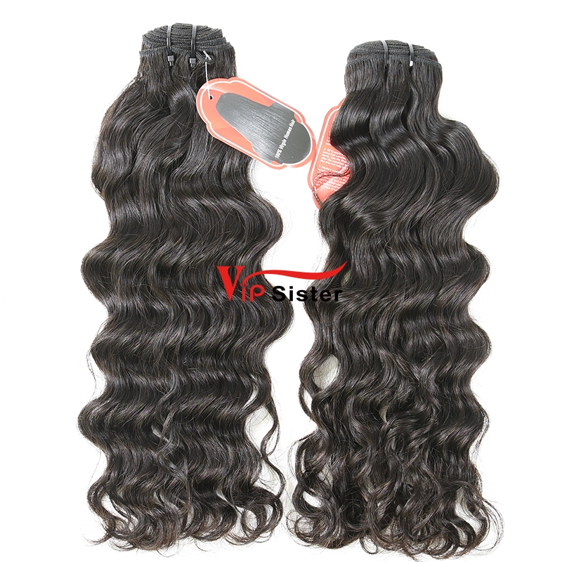 #1b Virgin Brazilian Hair Weft indian wavy