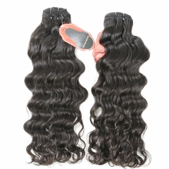 #1b Virgin Brazilian Hair Weft indian wavy