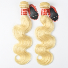 #613 Blonde Virgin European Hair Weft body wave