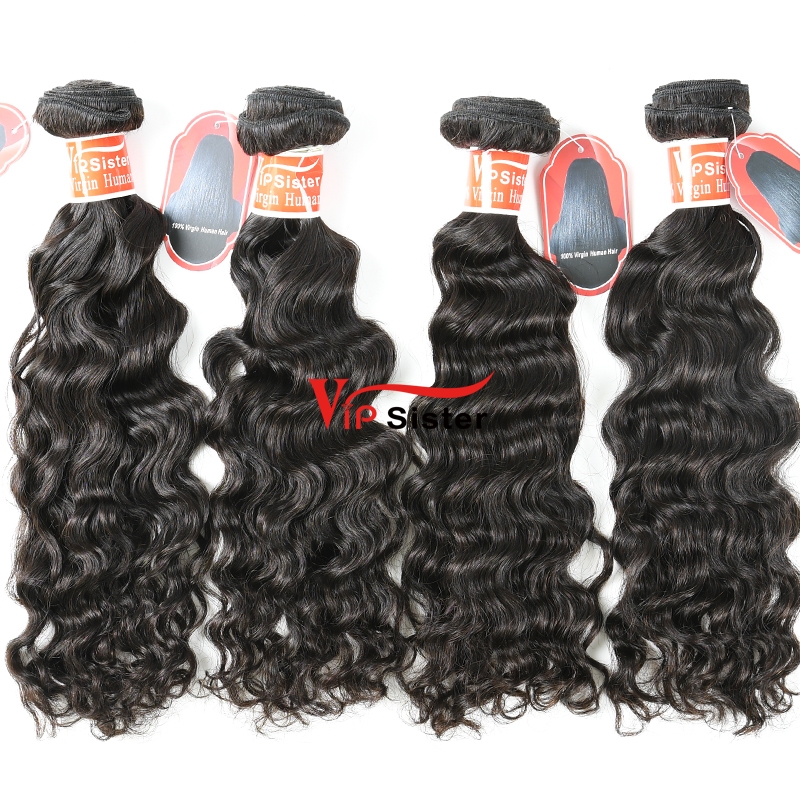 #1b Malaysian Virgin Human Hair Weft indian curly