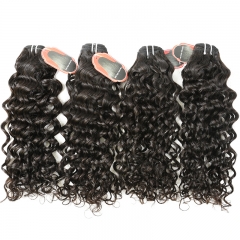 #1b Malaysian Virgin Human Hair Weft italy curly