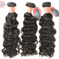 #1b Virgin Indian Human Hair Weft indian curly